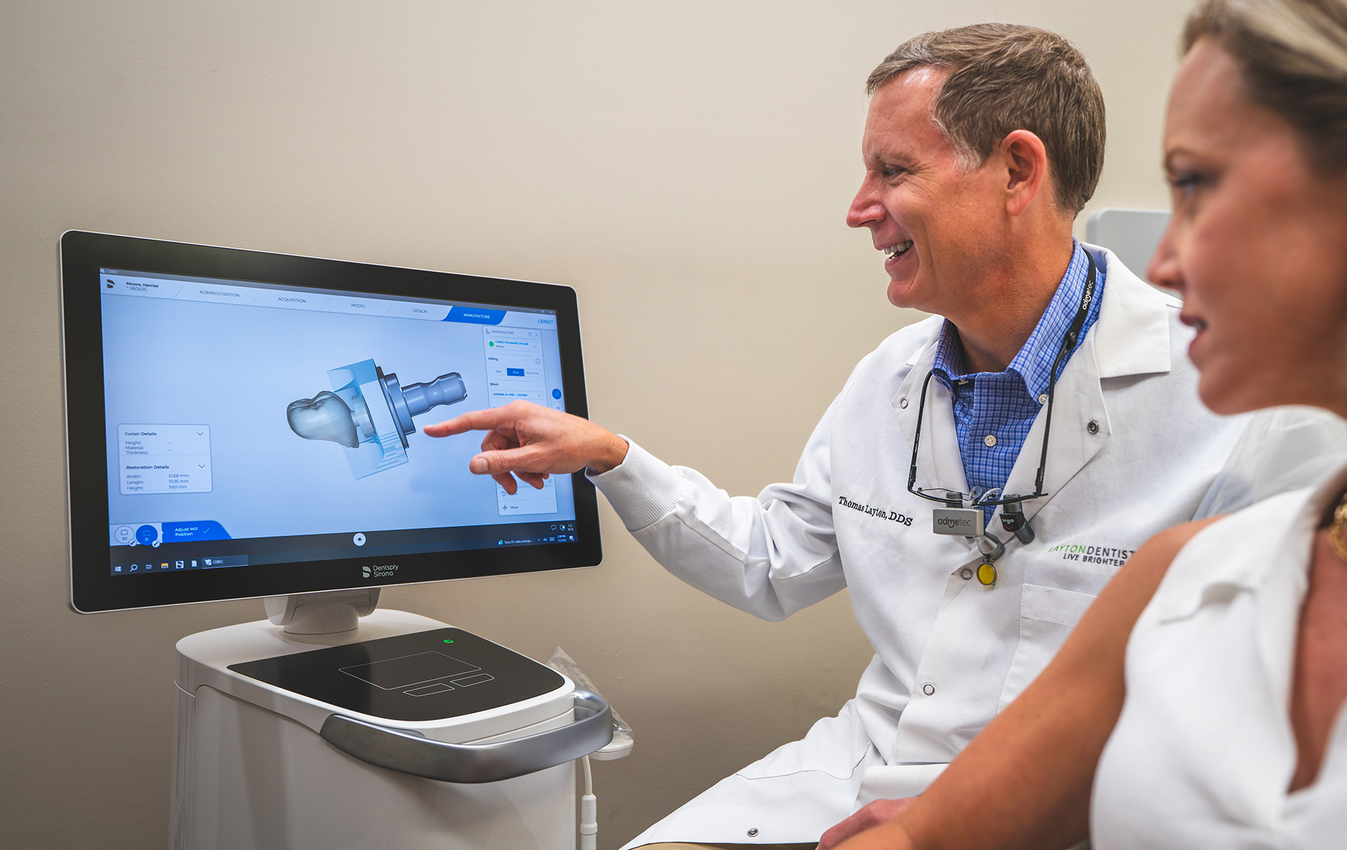 Restorative dentistry and same-day crowns at Layton Dentistry